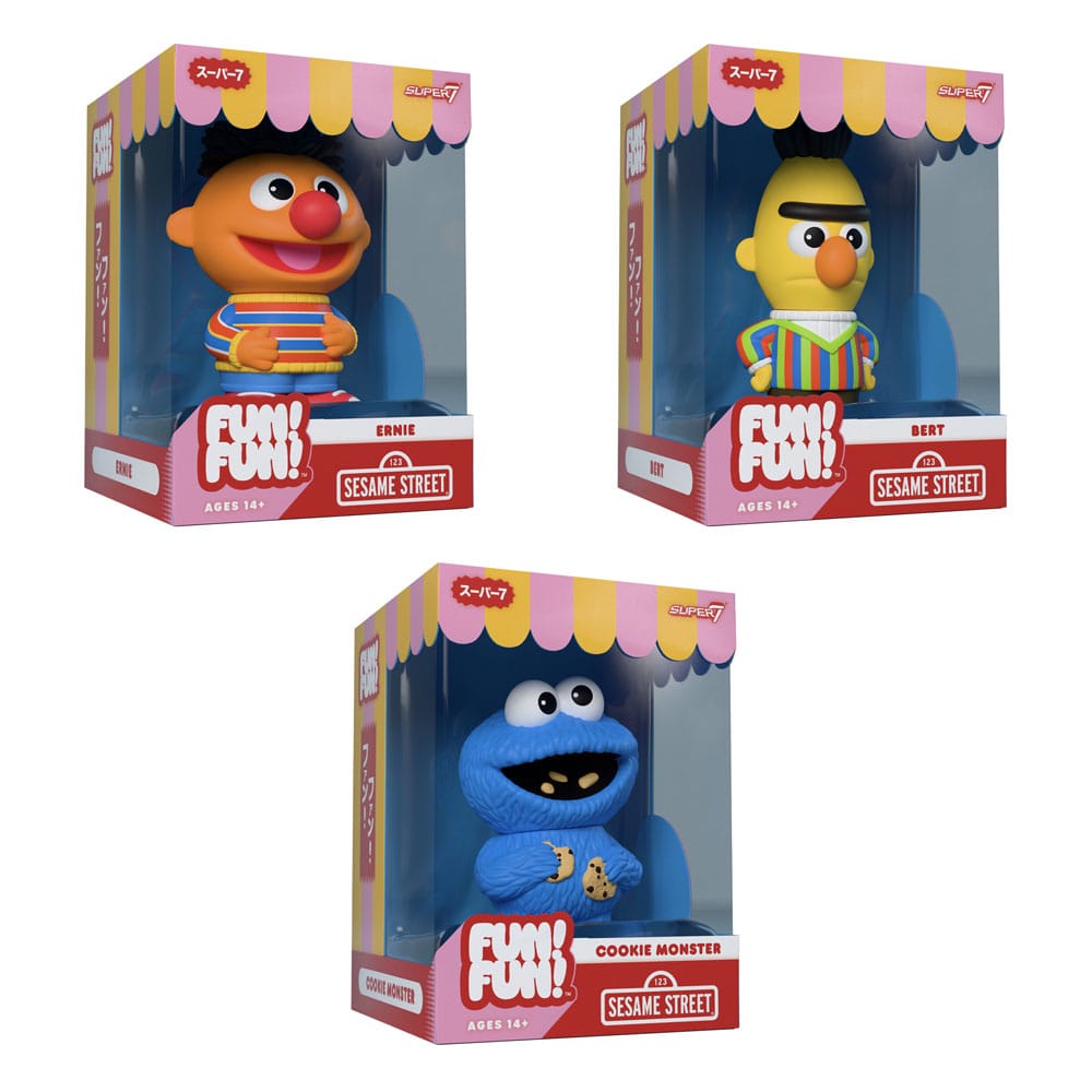 Sesame Street Figura Soft Vinyl FUN! FUN! Wave 02 Ernie 13 cm