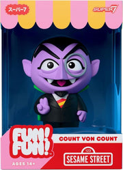 Barrio Sésamo Figura Soft Vinyl Fun! Fun! Wave 01 - Count von Count 18 cm
