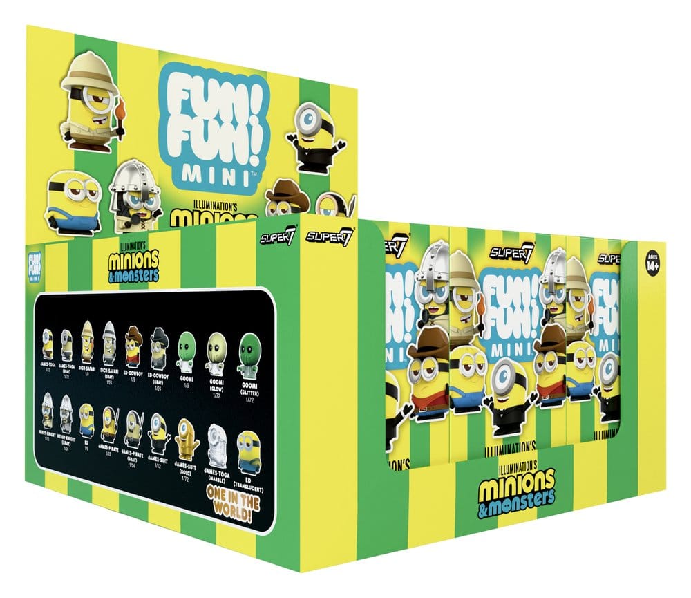 Minions Fun! Fun! Figuras Mini Wave 01 Minions & Monsters Blind Box Display (9)