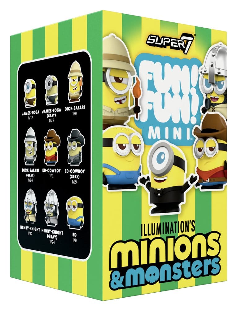 Minions Fun! Fun! Figuras Mini Wave 01 Minions & Monsters Blind Box Display (9)