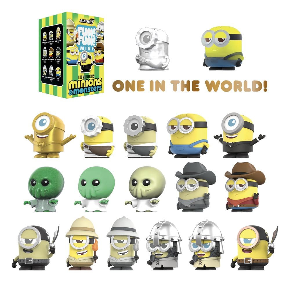 Minions Fun! Fun! Figuras Mini Wave 01 Minions & Monsters Blind Box Display (9)