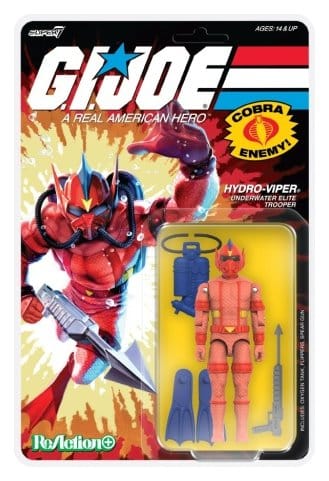 GI Joe Figura ReAction+ Wave 07 Hydro Viper (Comic) 10 cm