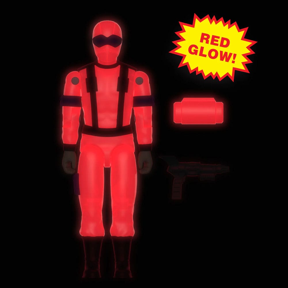 GI Joe Figura ReAction+ Wave 06 Snake Eyes (Red Glow, Crystal Poison) 10 cm