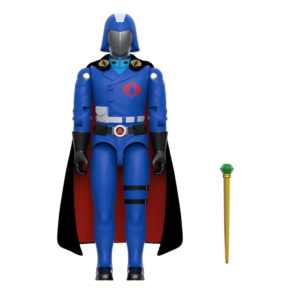GI Joe Figura ReAction+ Wave 06 Cobra Commander (Movie, Black Cape) 10 cm Frikytopia