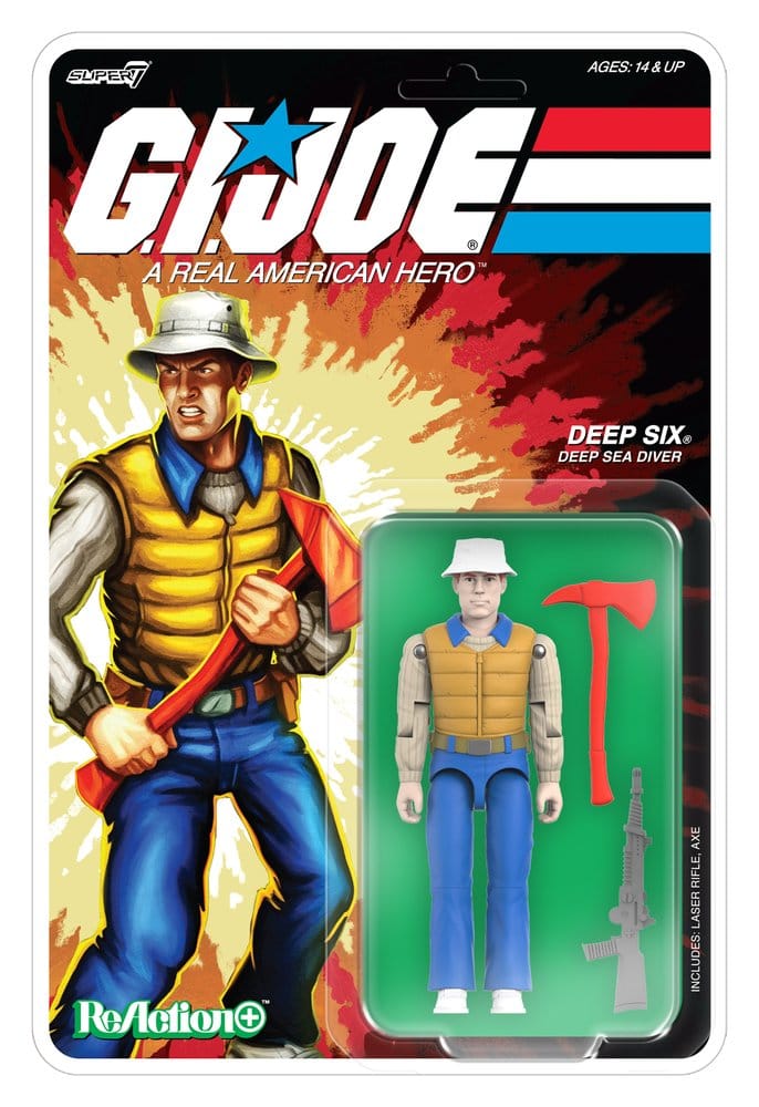 G.I. Joe (Comic) ReAction+ Figura Wave 09 Deep Six Frikytopia