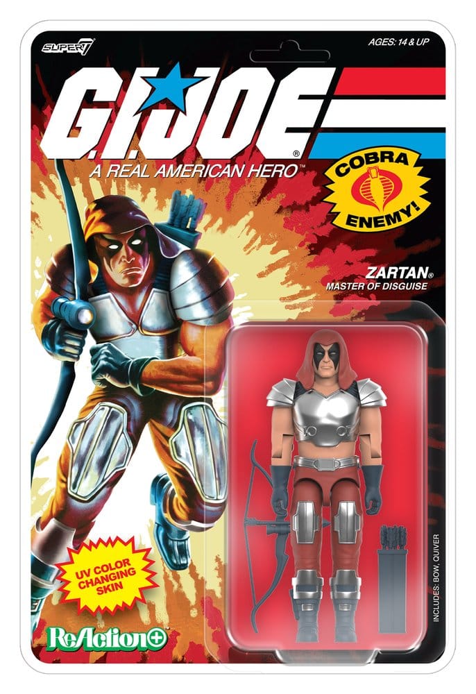 G.I. Joe (Comic) ReAction+ Figura Wave 09 Zartan Frikytopia