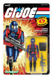 G.I. Joe ReAction+ Figura Wave 09 Cobra Viper Gunner