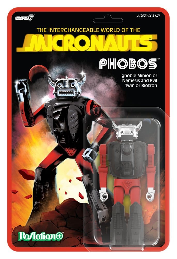Micronauts ReAction+ Figura Wave 04 Phobos Frikytopia
