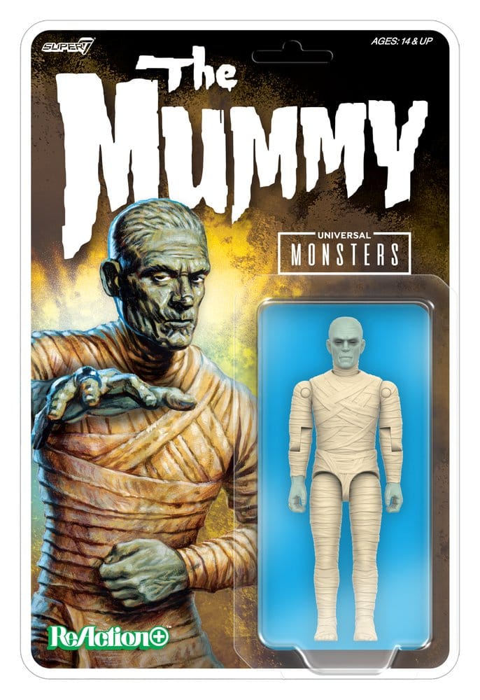 Universal Monsters ReAction+ Figura Wave 02 The Mummy Frikytopia