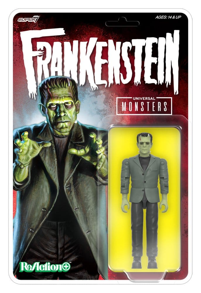 Universal Monsters ReAction+ Figura Wave 02 Frankenstein Frikytopia