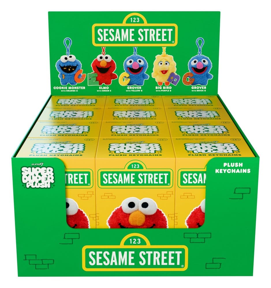 Barrio Sésamo Super Duper Peluches Wave 01 Blind Box Display (12)