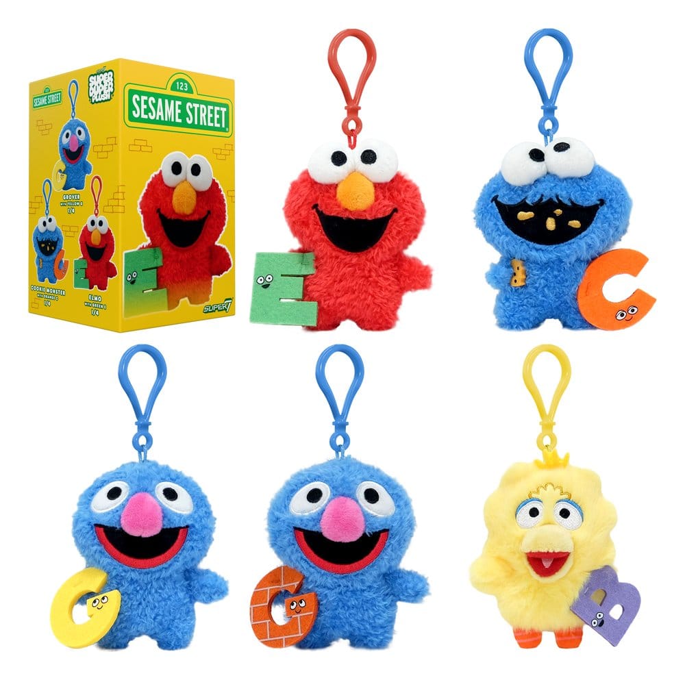 Barrio Sésamo Super Duper Peluches Wave 01 Blind Box Display (12)