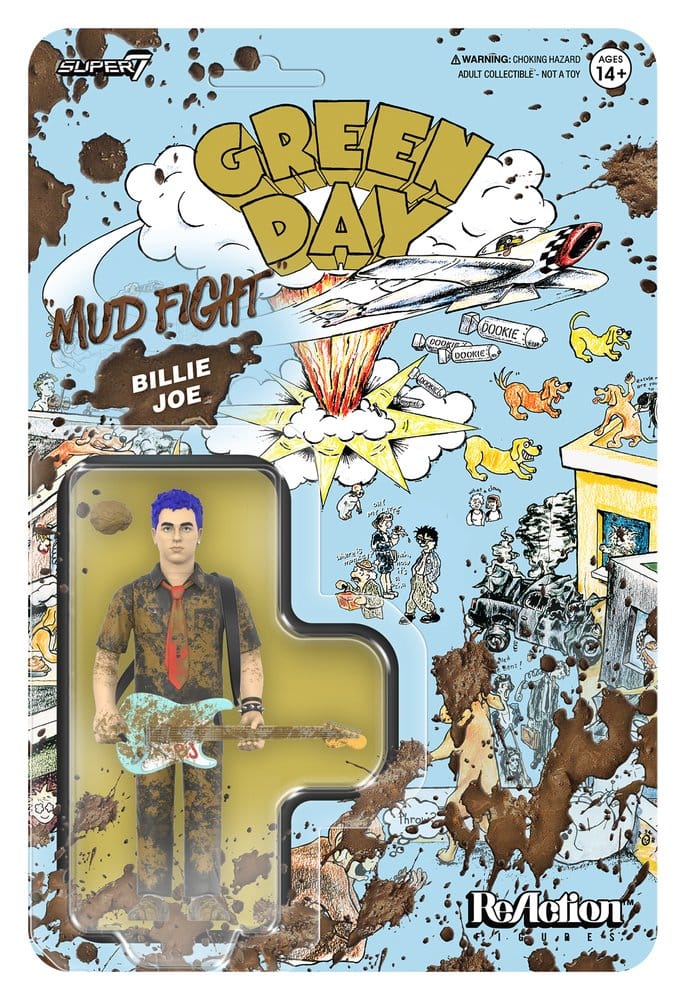 Green Day ReAction Figura Wave 01 Billie Joe Armstrong (Mud Fight) Frikytopia