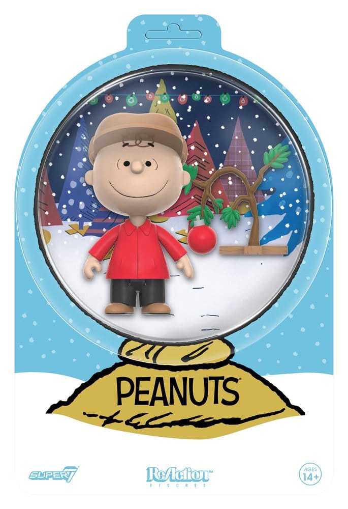 Peanuts ReAction Figura Charlie Brown and Sad Tree (Snow Globe Card Back) Frikytopia
