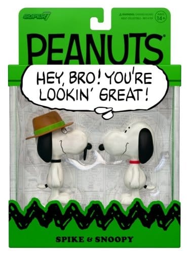 Peanuts ReAction pack de 2 Figuras Snoopy & Spike 10 cm
