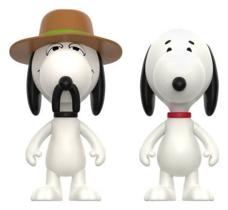 Peanuts ReAction pack de 2 Figuras Snoopy & Spike 10 cm