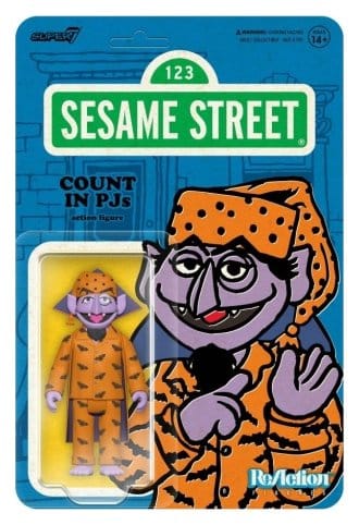 Sesame Street Figura ReAction Wave 06 Count Von Count (PJs) 10 cm Frikytopia