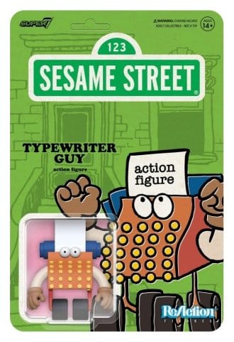 Sesame Street Figura ReAction Wave 06 Typewriter Guy 10 cm