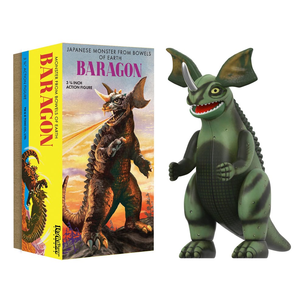 Figura Toho ReAction Wave 01 (Retro Tin) Baragon (Marusan Tin) 10 cm