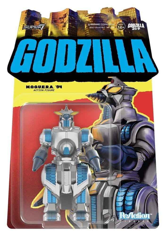 Godzilla Figura de ReAction de Toho, Wave 09 - M.O.G.U.E.R.A. 10 cm Frikytopia