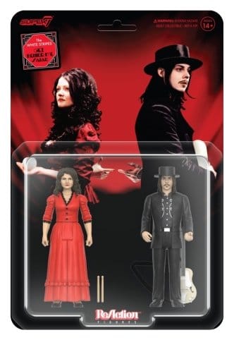 White Stripes ReAction pack de 2 Figuras Wave 01 The White Stripes (Get Behind Me Satan) 10 cm Frikytopia