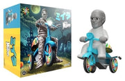 Universal Monsters Super Cycles Vehículo The Mummy (Light Grey w/ Blue Trike)