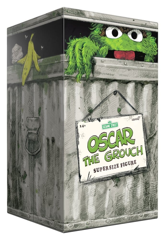 Sesame Street SuperSize Figura de Vinilo Oscar The Grouch Frikytopia