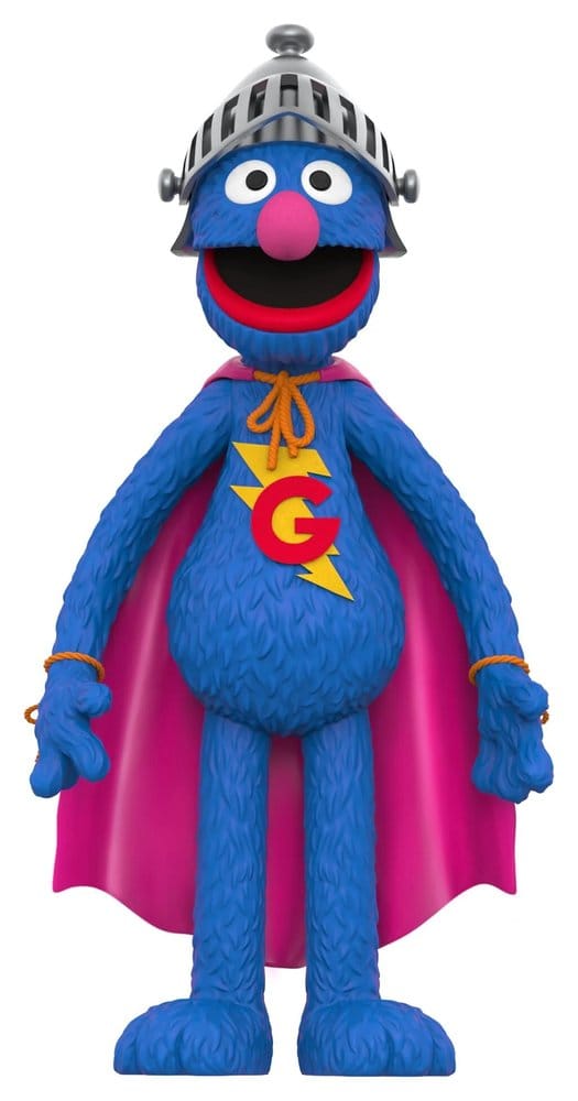 Plaza Sésamo Figura Supersize Vinyl - Super Grover 36 cm
