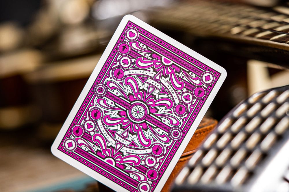 The Beatles Baraja de cartas Pink Version