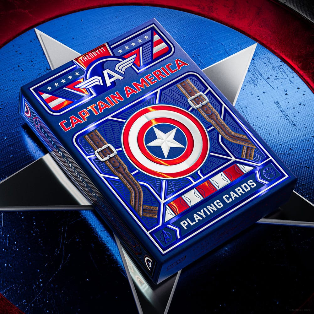 Captain America Baraja de cartas Patriotic Design Frikytopia