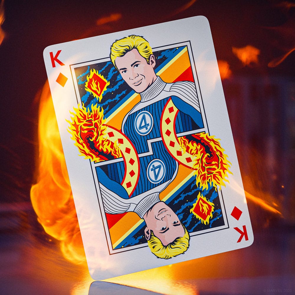Los 4 Fantásticos Baraja de Cartas Marvel