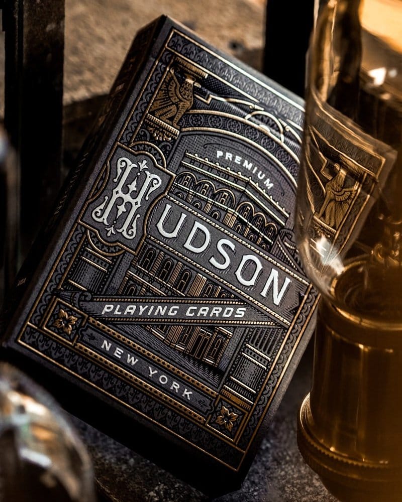 Theory 11 Baraja de cartas Hudson negro Frikytopia