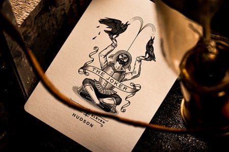 Theory 11 Baraja de cartas Hudson negro