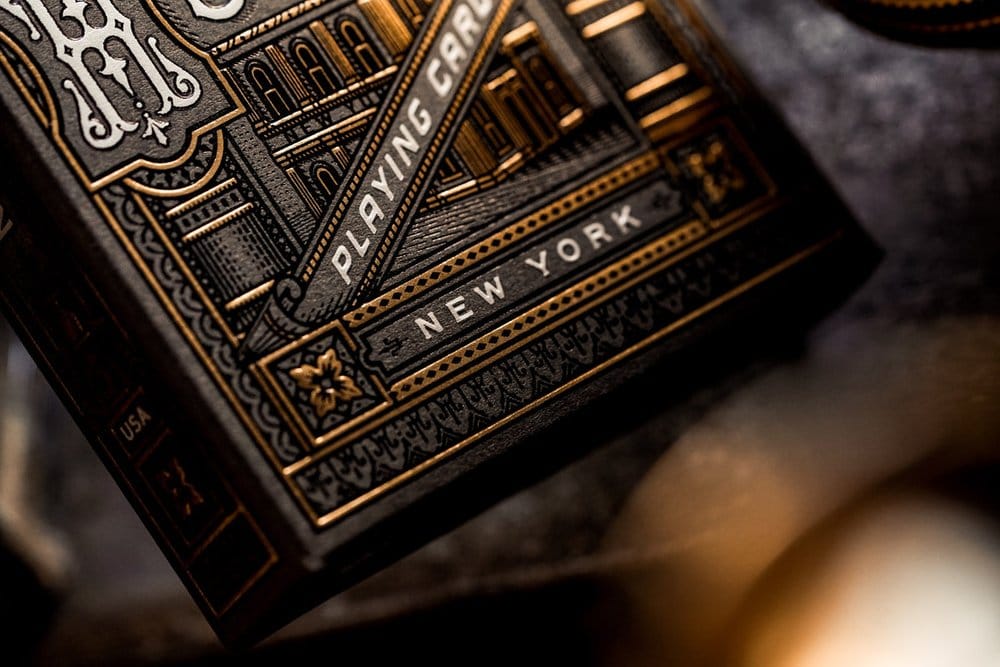 Theory 11 Baraja de cartas Hudson negro