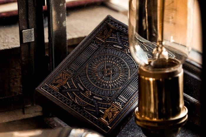 Theory 11 Baraja de cartas Hudson negro