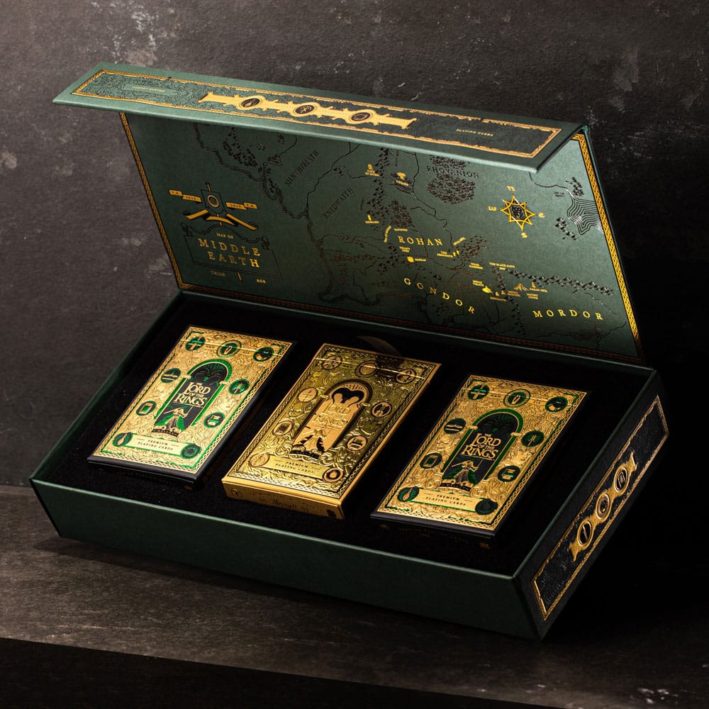 El Señor de los Anillos Baraja de cartas Premium Box Set (4 barajas) Frikytopia