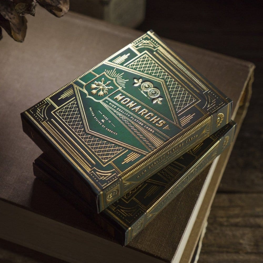 Theory 11 Baraja de cartas Monarch Green