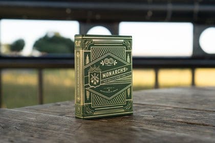 Theory 11 Baraja de cartas Monarch Green