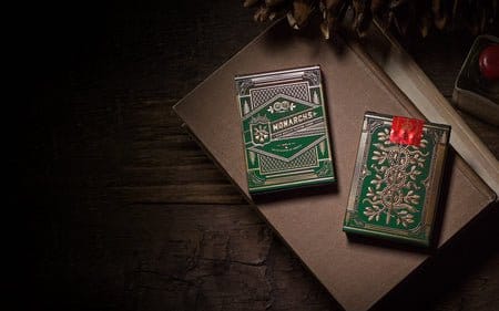 Theory 11 Baraja de cartas Monarch Green