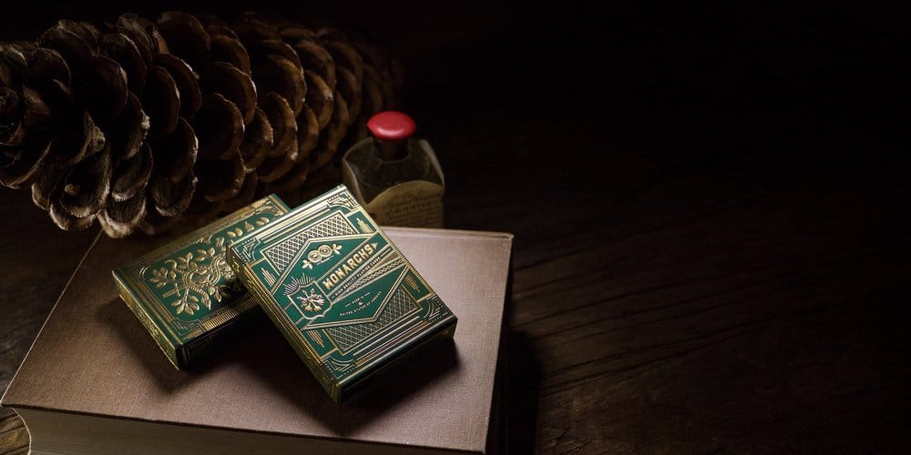Theory 11 Baraja de cartas Monarch Green