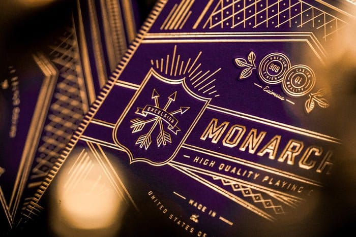 Theory 11 Baraja de cartas Monarch Purple