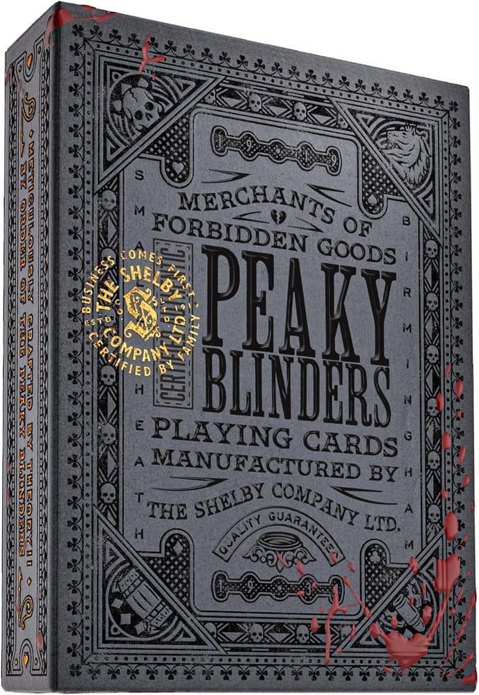 Peaky Blinders Baraja de cartas Forged In Smoke and Blood Frikytopia