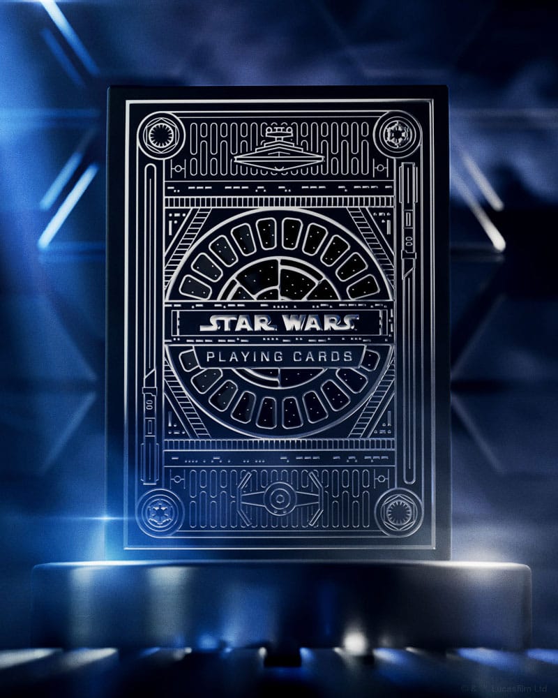 Star Wars Baraja de cartas Silver Edition Dark Side Frikytopia