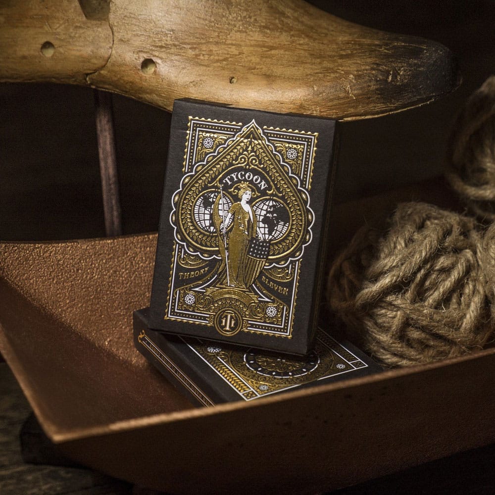Tycoon Baraja de cartas Black Frikytopia