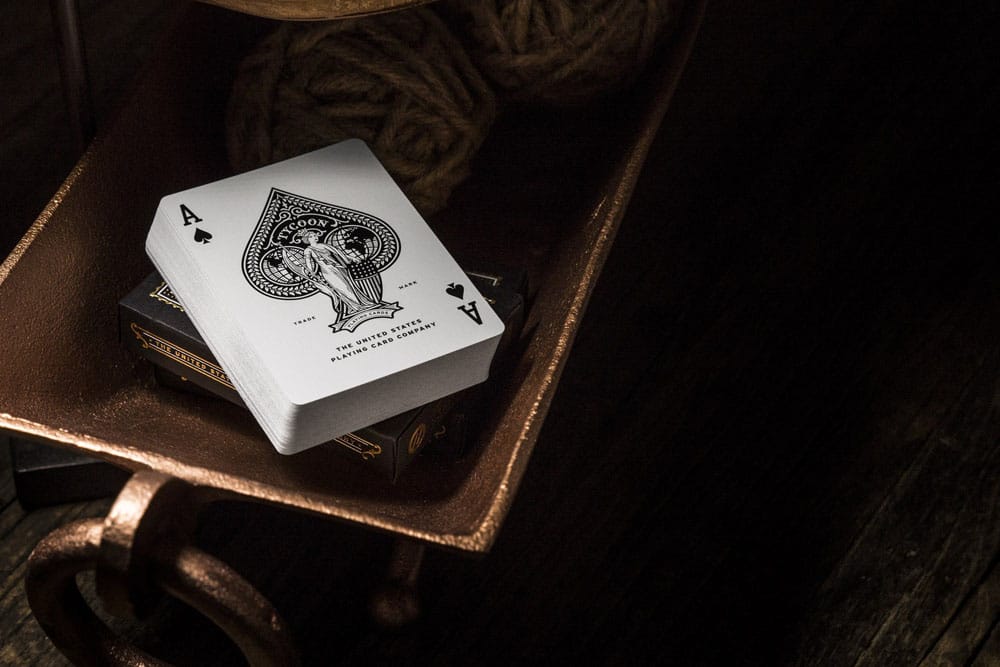 Tycoon Baraja de cartas Black