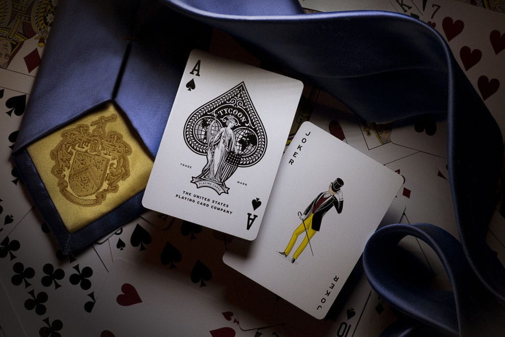 Tycoon Baraja de cartas Blue