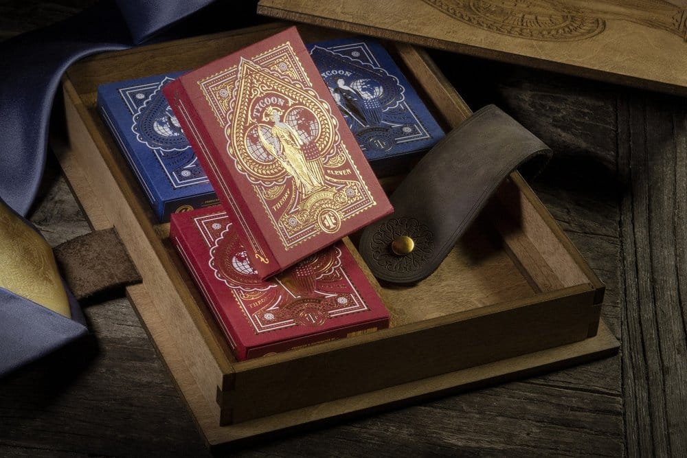 Theory 11 Baraja de cartas Tycoon Red