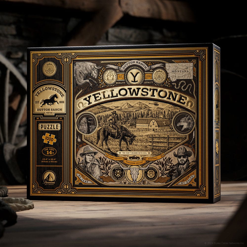 Yellowstone Puzzle Multi-Dimensionales (1000 piezas) Frikytopia