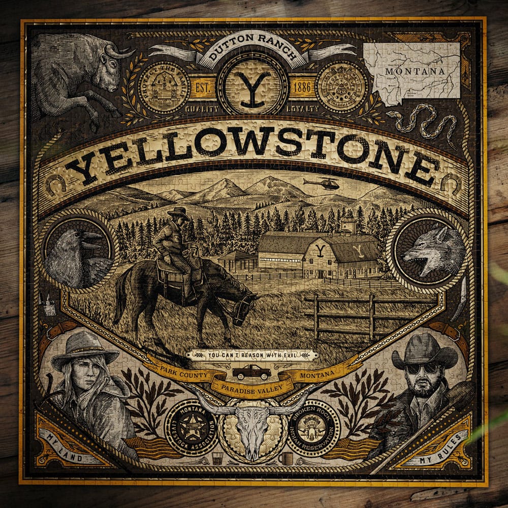 Yellowstone Puzzle Multi-Dimensionales (1000 piezas)