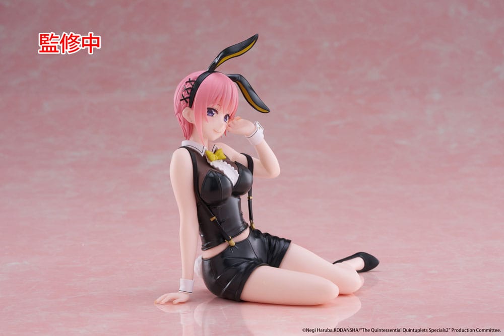 The Quintessential Quintuplets 3 Estatua PVC Desktop Cute Figure Ichika Nakano Bunny Ver. 13 cm